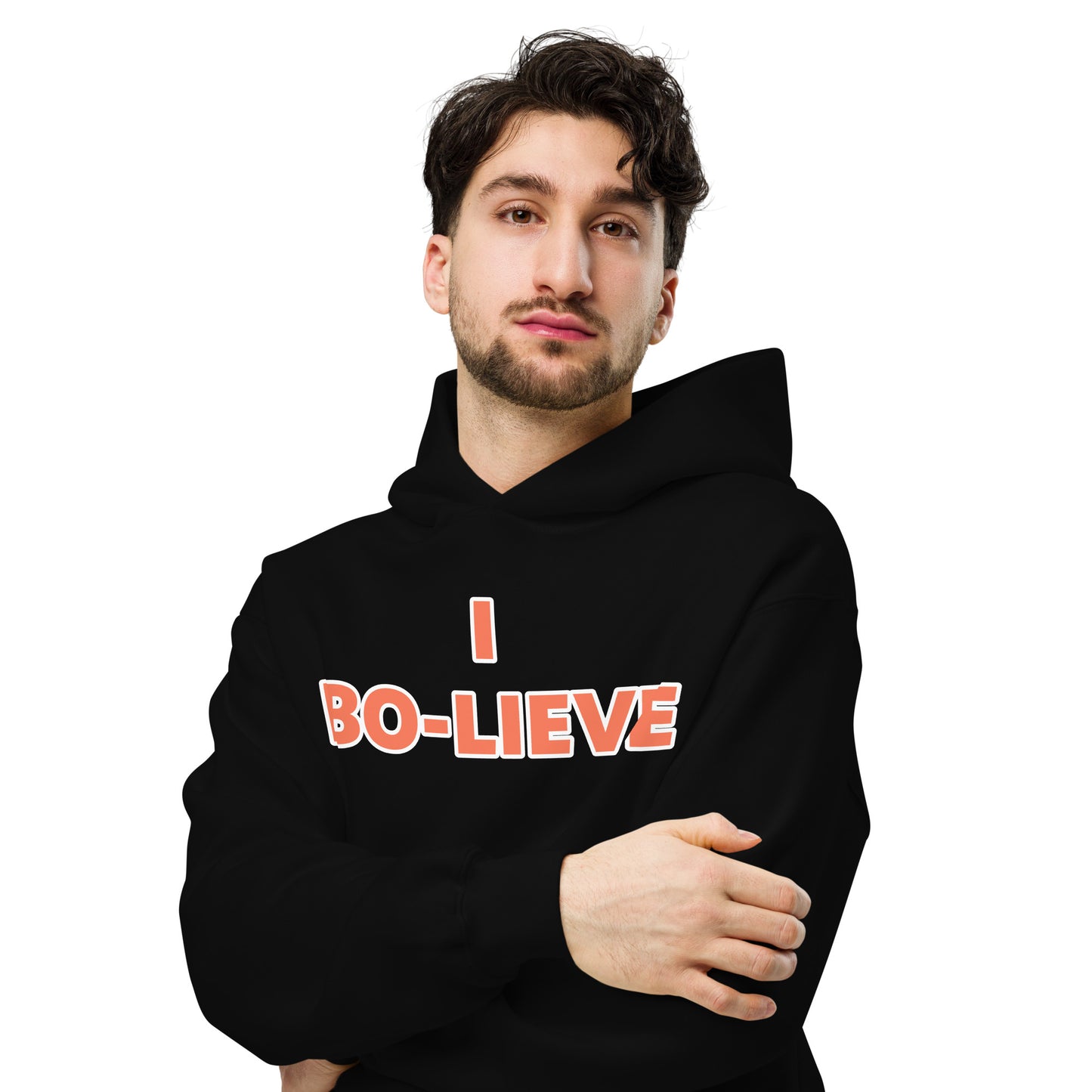 "I BO-LIEVE" Unisex oversized hoodie