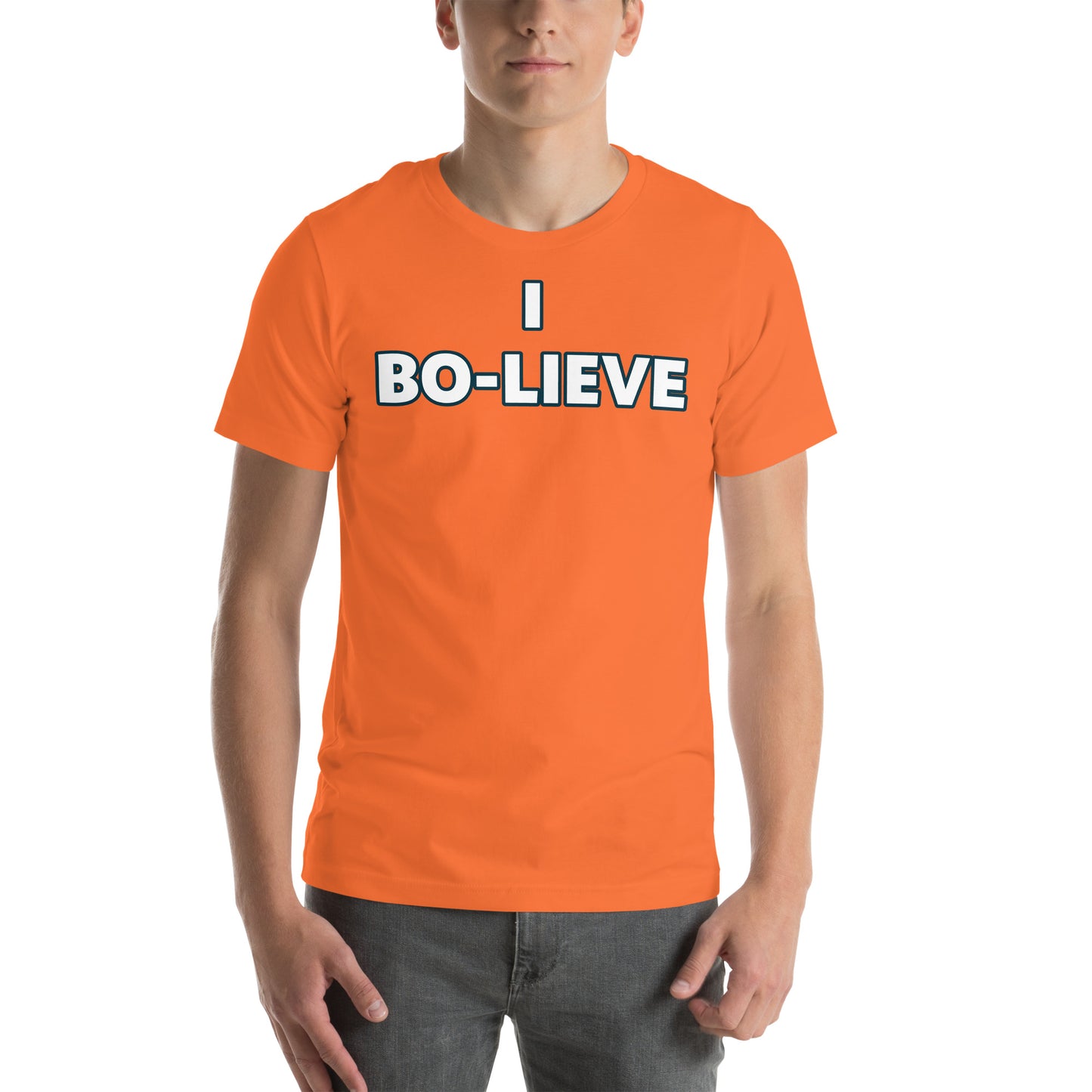 "I BO-LIEVE" Unisex t-shirt